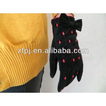 Fashion Ladies Hands Warmers Hands Protector Handmade Suede Gloves